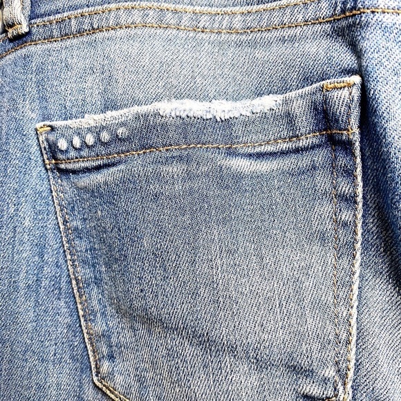 BLANKNYC The Reade Frayed Hem Skinny Jeans, Size 26 - Picture 9 of 16